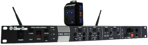 Drahtloses Intercomsystem mit 4 Sendekanaelen DX200, DX210 Party-Line-System